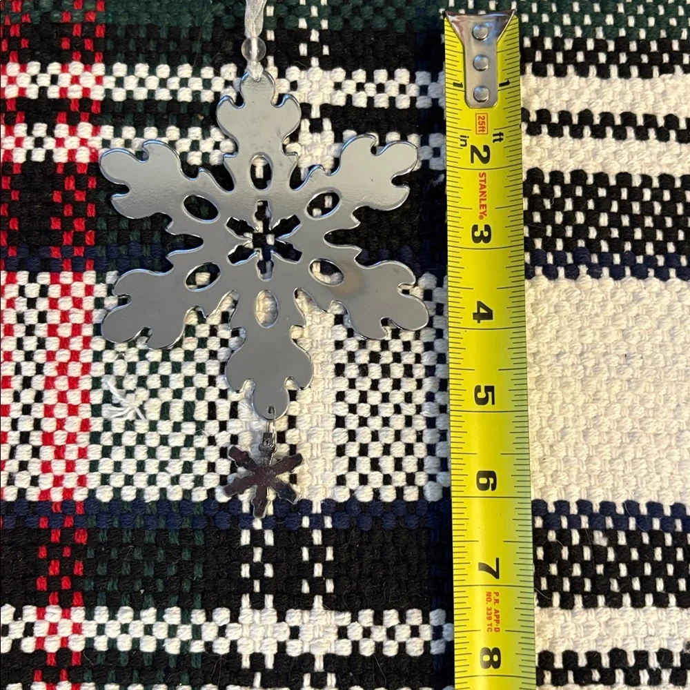 🆕Large Silver Snowflake Ornament